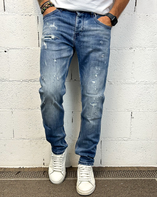 Jeans OVER-D Regular Fit Mid Blue