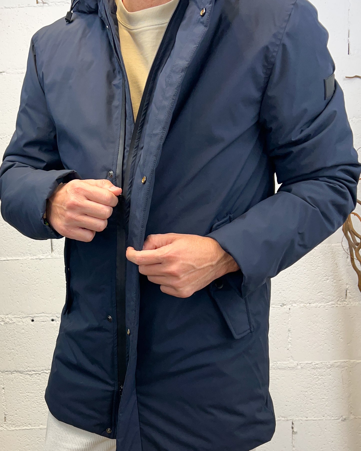 Parka Piumino GIANNI LUPO Blu Navy