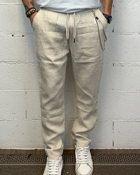 Pantalino GIANNI LUPO Sand Carrot
