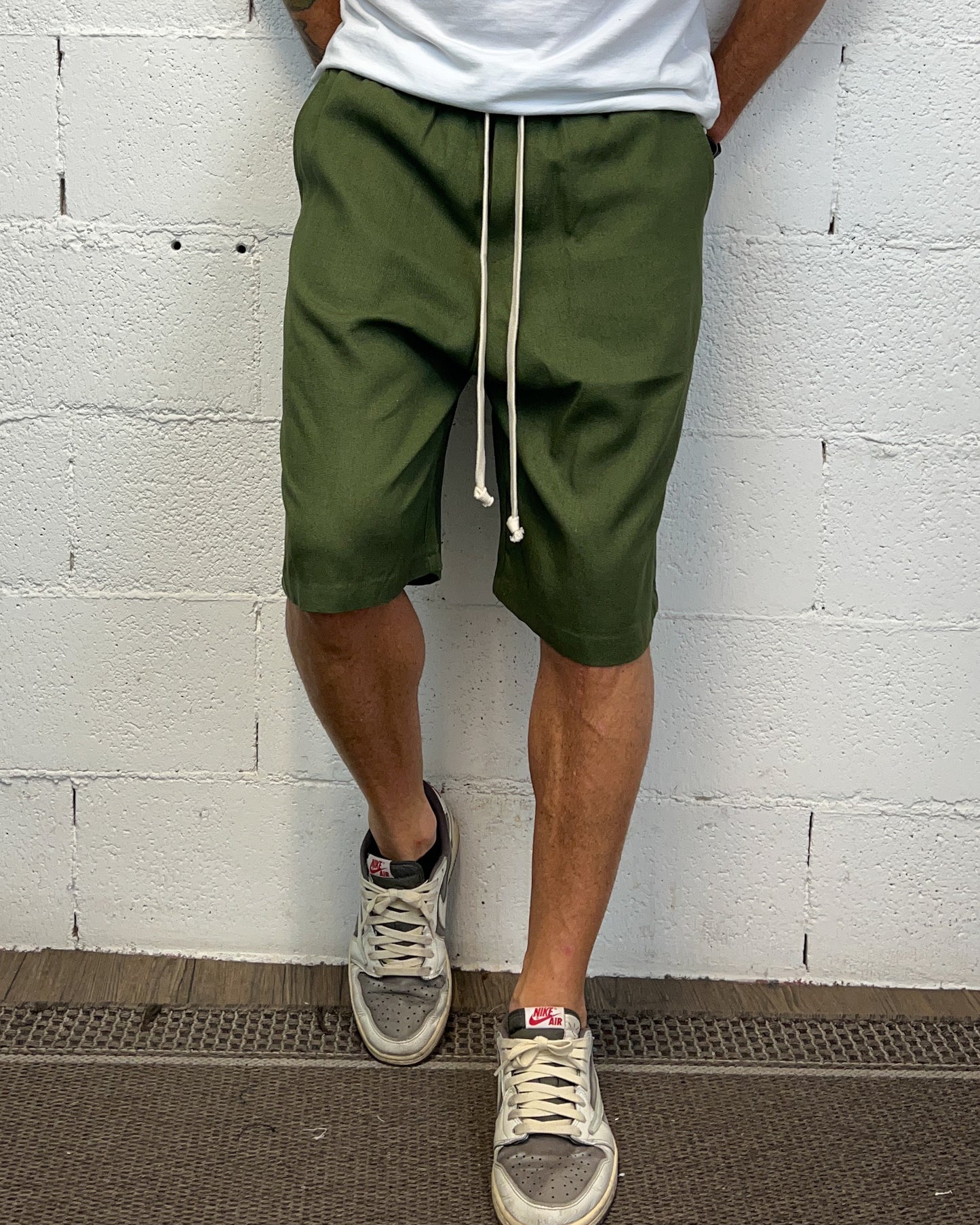 Bermudone Lino CHROY verde