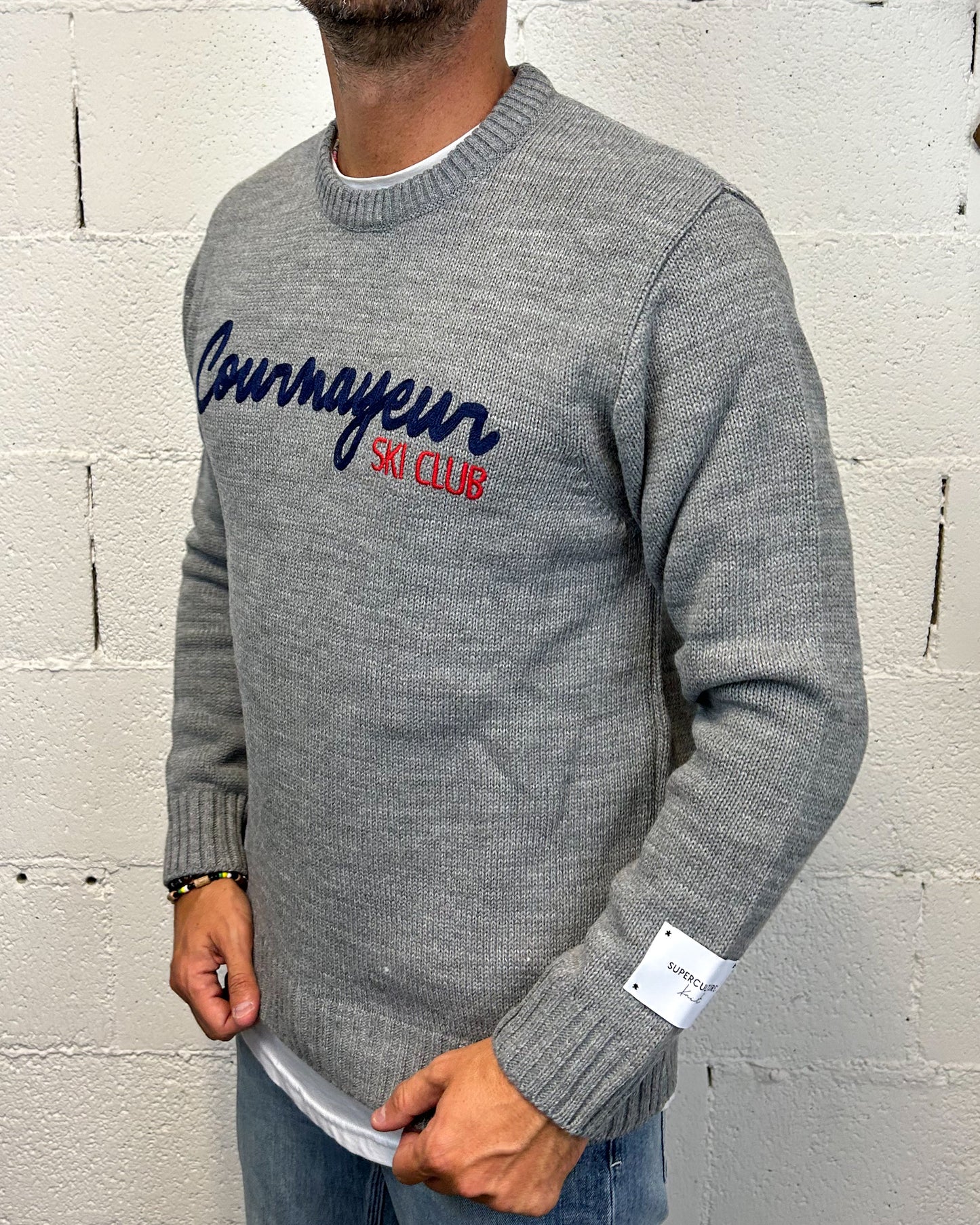 Pullover SUPERCULTURE Courma Grigio