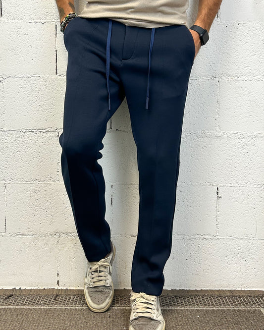 Pantamolla Slim Fit OVER-D Tasca Filetto Blu