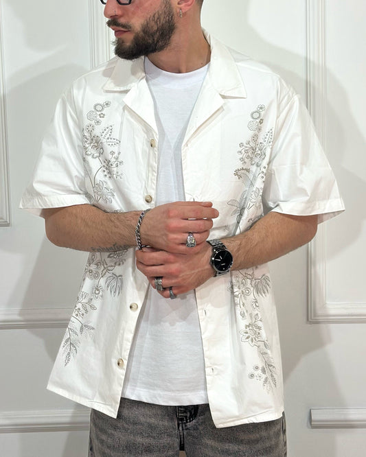 Camicia Short JUST WEST Ricamo