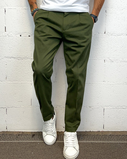 Panta Pince Tapared OVER-D Militare