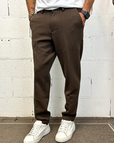 Panta Chino Capri GIANNI LUPO Coffee