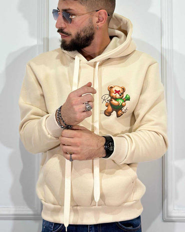 Felpa ONLYONE Rich Cute Beige