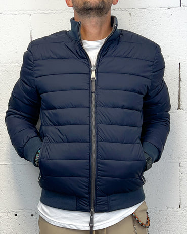 Bomber Ecopelle/Piumino Reversibile 2in1 GIANNI LUPO Dark Grey