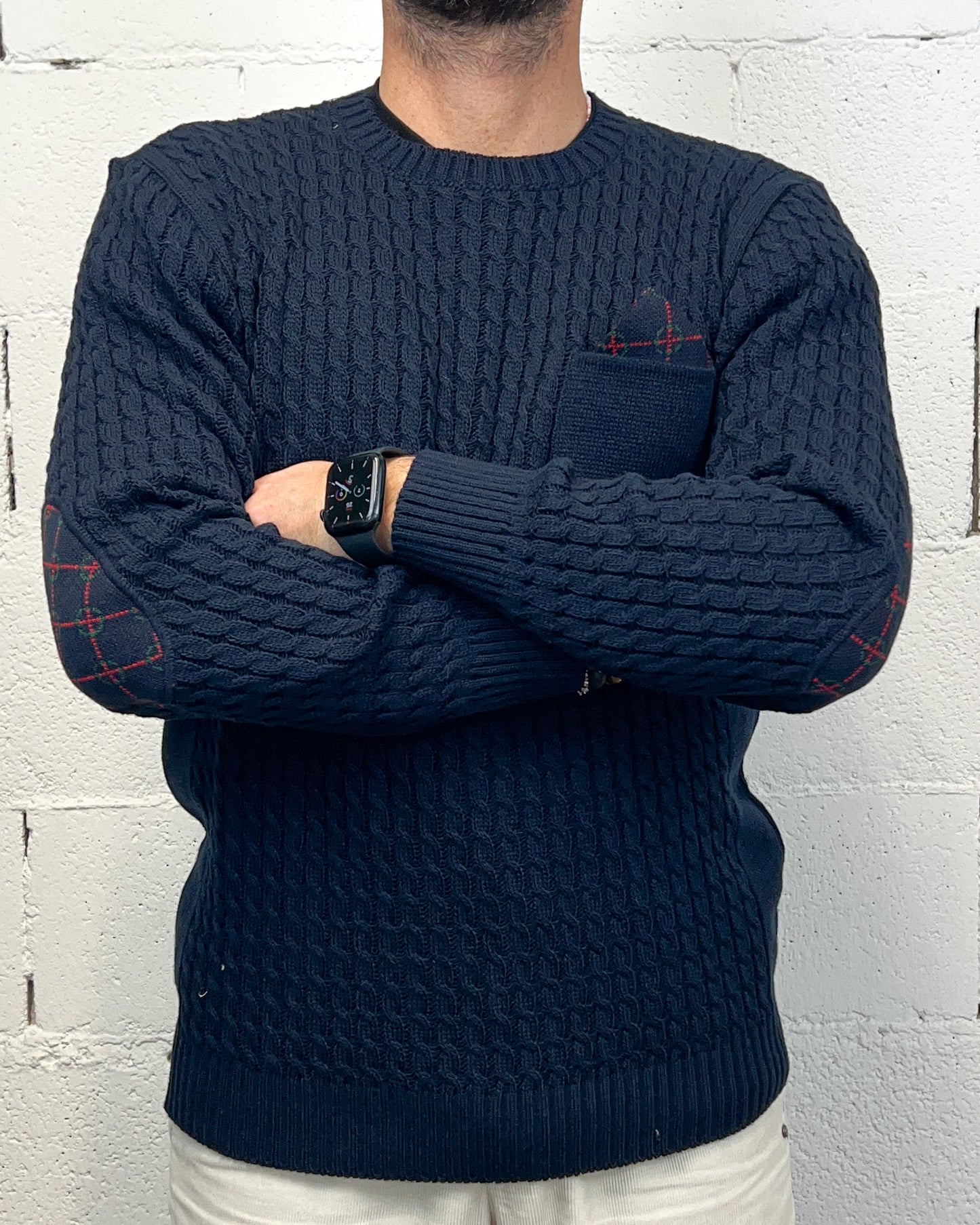 Maglioncino Blu BLACKSUNDAY Taschino Pochette