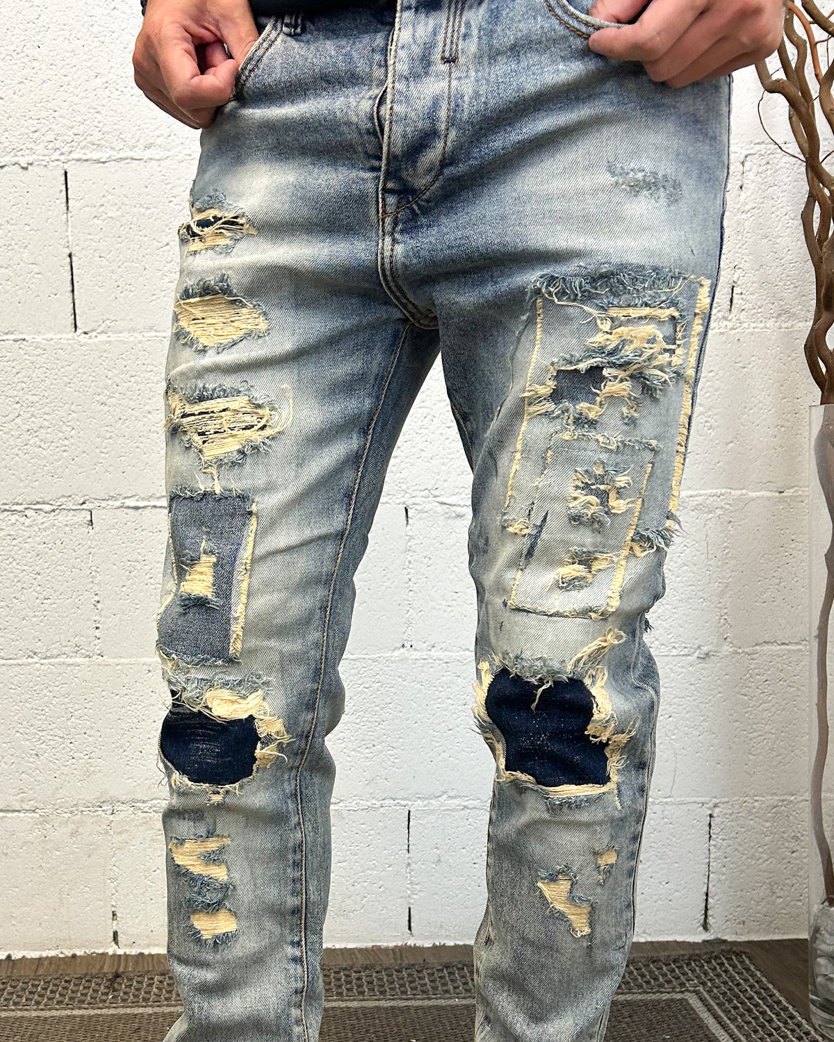 Jeans OVER-D Tapared Destroyed