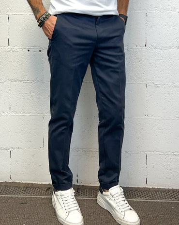 Chino Slim Fit OVER-D Blu