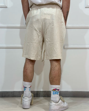 Bermudone Lino CHROY Beige