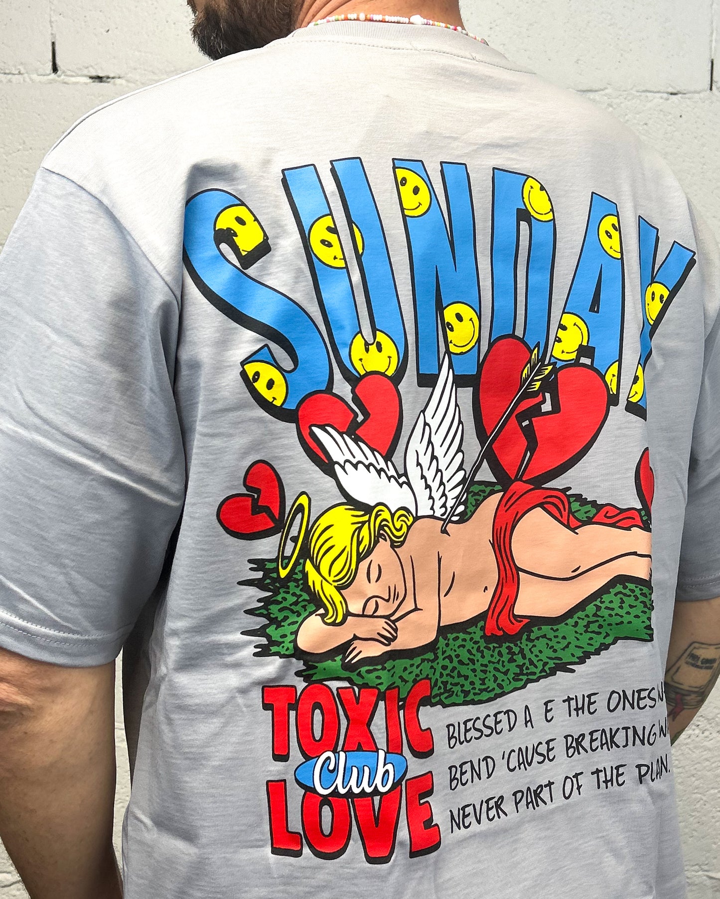 T-shirt BoxFit Crop DROPIN Toxic Love