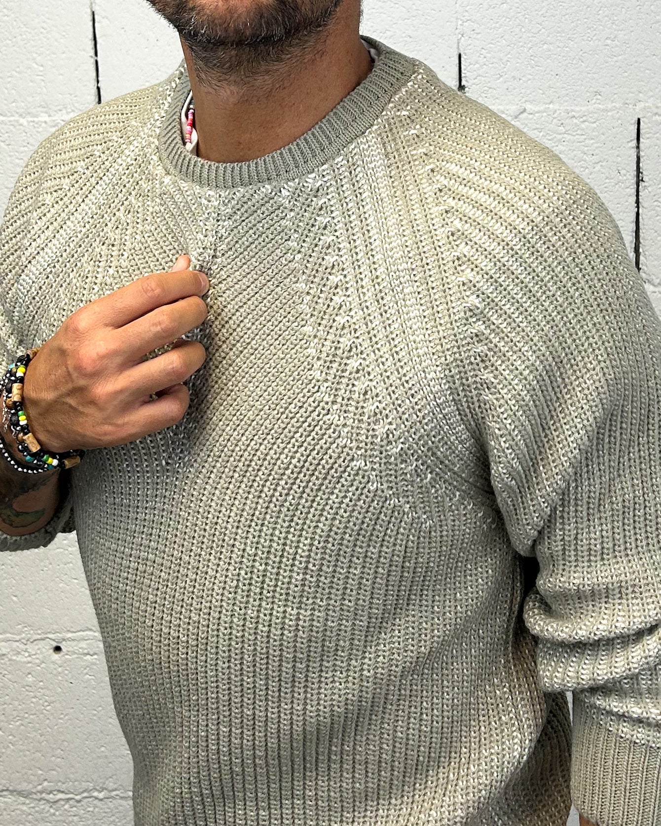 Maglione Raglan OVER-D beige