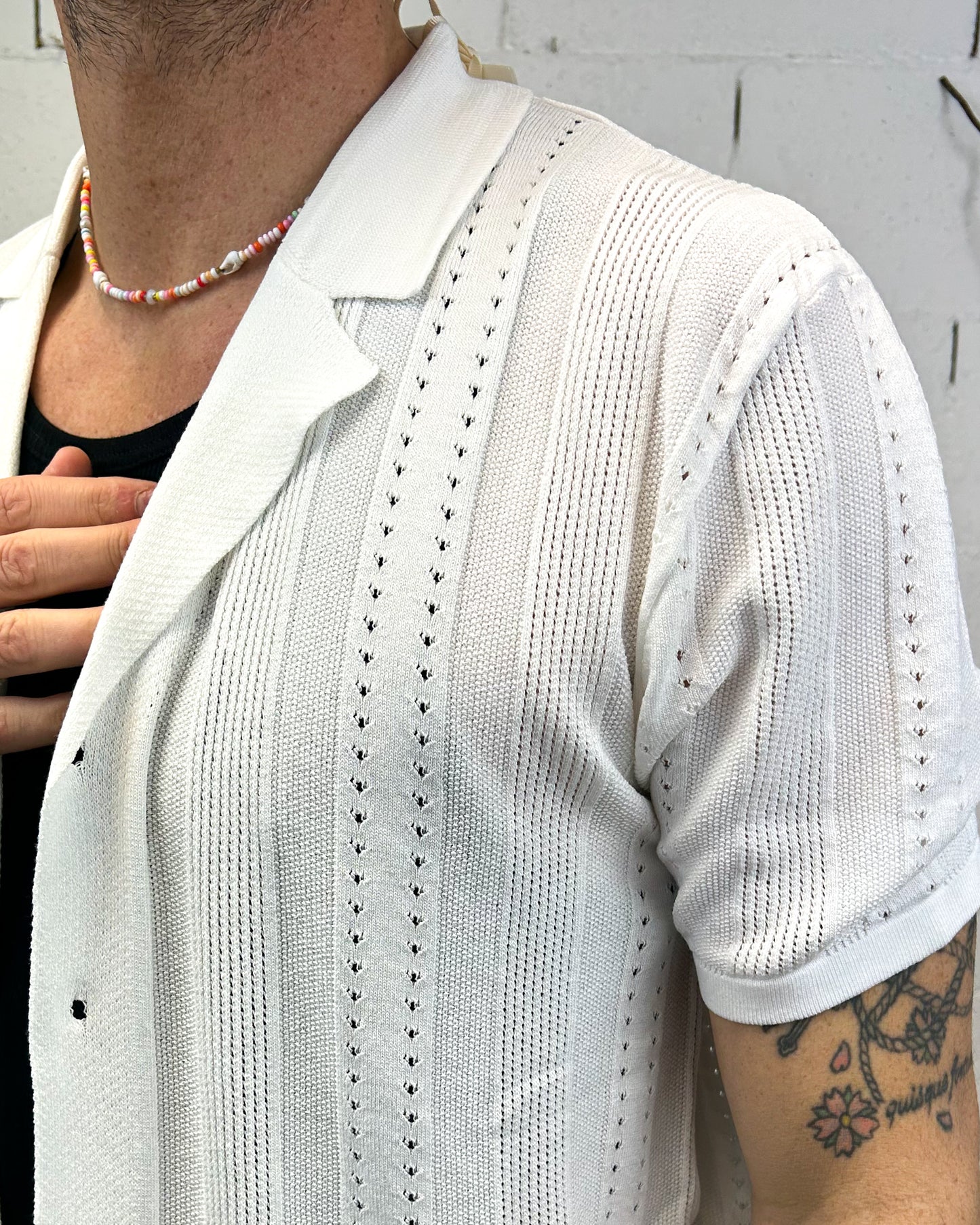 Maglia Scollo GIANNI LUPO White