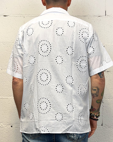 Camicia Operata Cotone OVER-D Baronetto