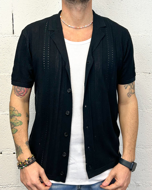 Maglia Scollo GIANNI LUPO Black