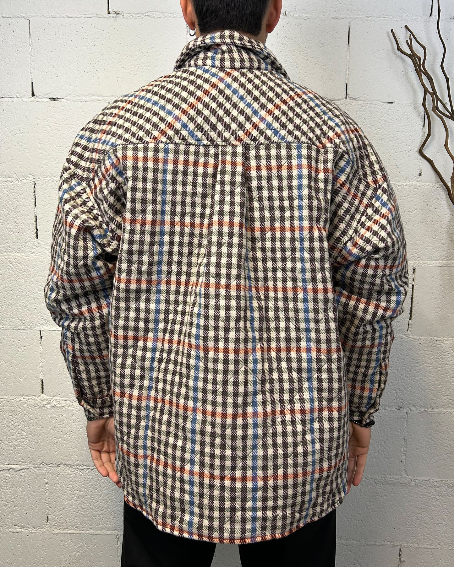 Giubbotto OVERSIZE Camicia DUCA Check Marrone