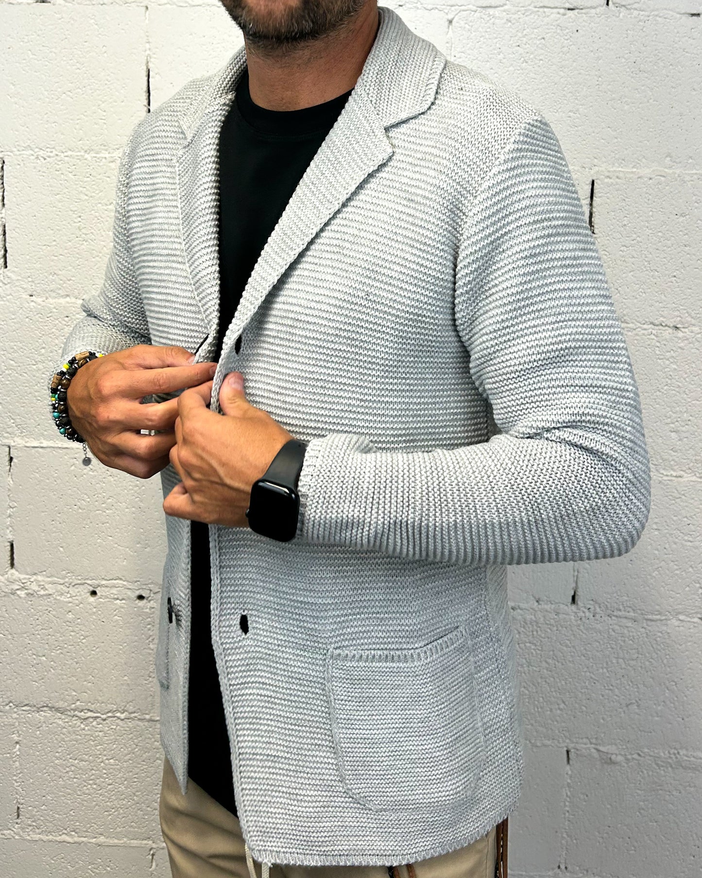 Giacca Cardigan OVER-D Grigia