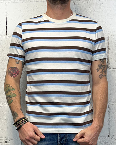 T-shirt Rigata OVER-D Aviazione