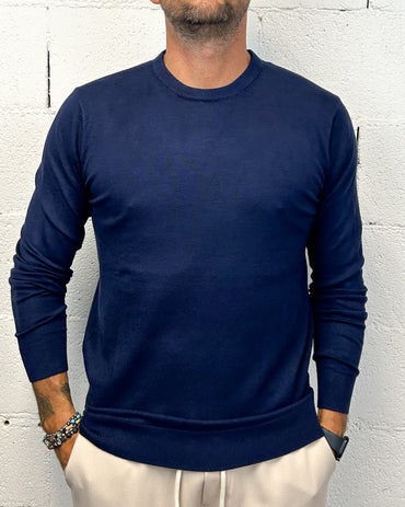 Paricollo OVER-D Blu Viscosa