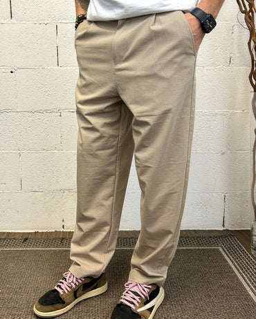 Panta Baggy Fondo Ampio GIANNI LUPO Camel