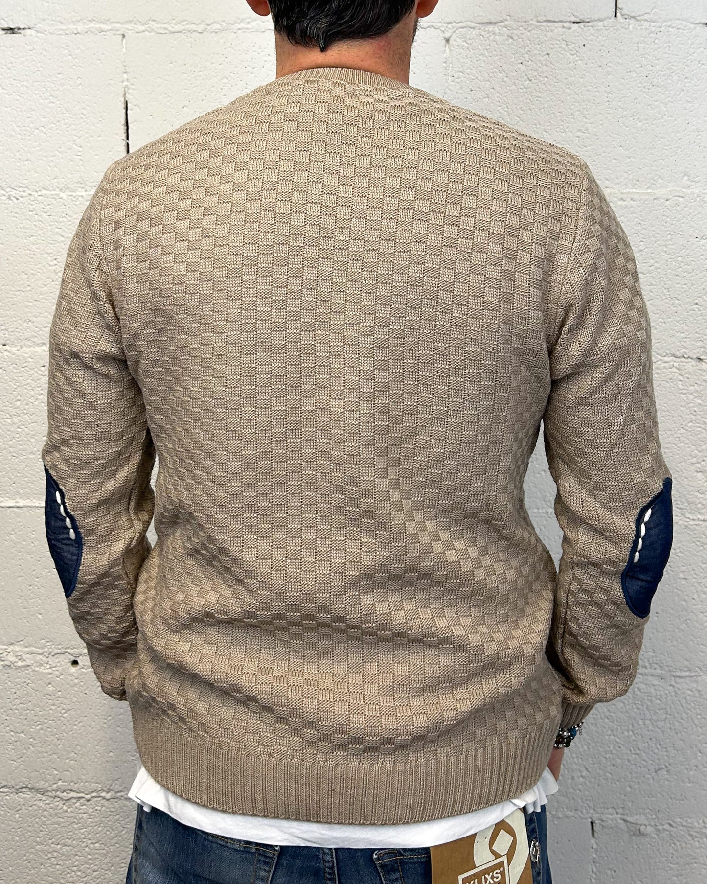 Maglioncino Beige BLACKSUNDAY Taschino/Toppa