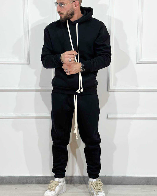 Tuta Completa ONLYONE Felpata nera