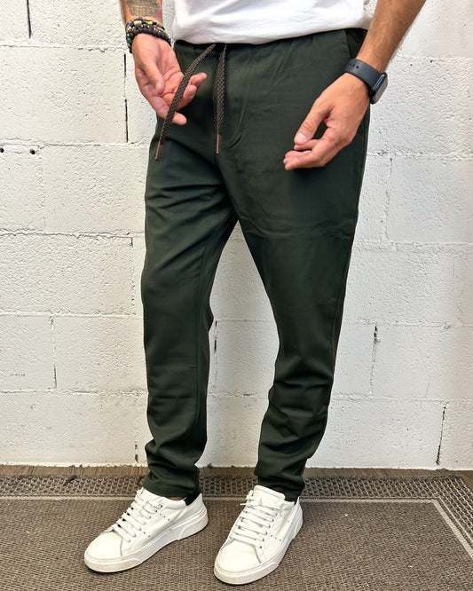 Pantalaccio Leonard GIANNI LUPO Carrot Fit Green