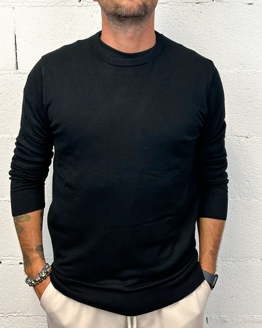 Paricollo OVER-D Nero Viscosa