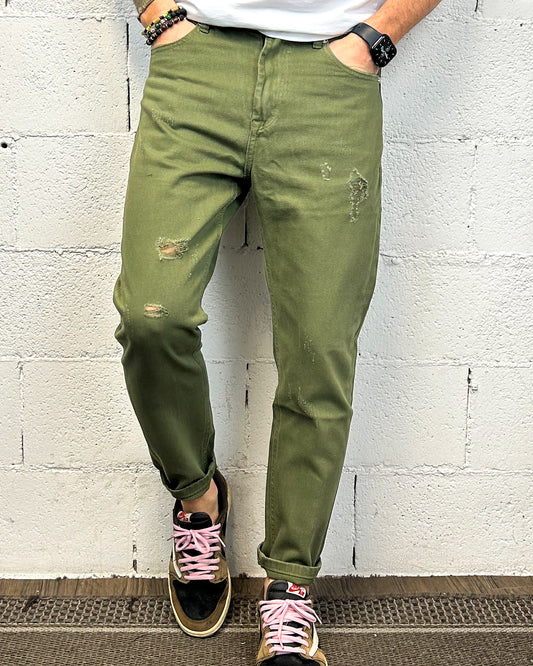 Jeans Mike Carrot GIANNI LUPO Salvia