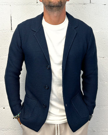 Giacca Cardigan OVER-D Blu