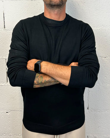 Paricollo OVER-D Nero Viscosa