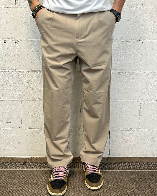Panta Baggy Fondo Ampio GIANNI LUPO Camel