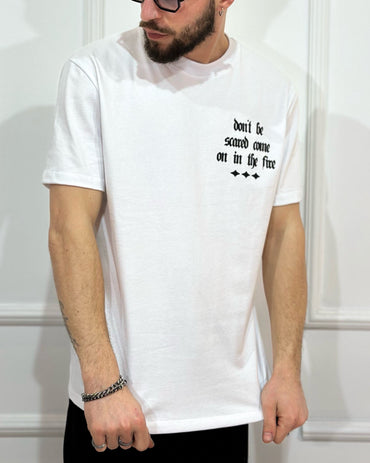 T-shirt ADON Red Line Bianca