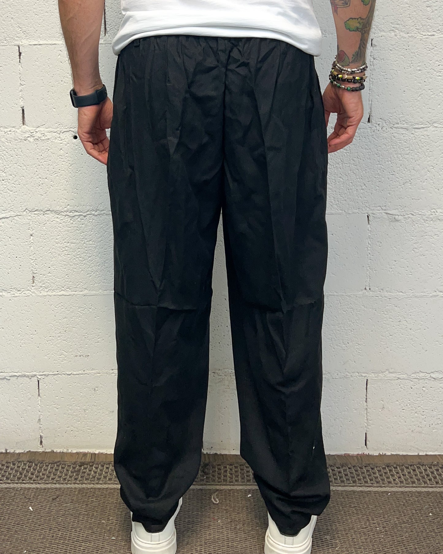 Pantalone Baggy DUCA HOME Fondo Ampio Nero