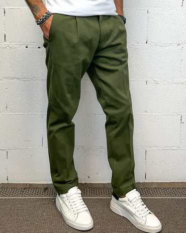 Panta Pince Tapared OVER-D Militare
