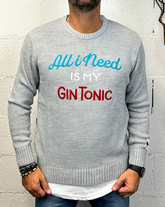 Pullover SUPERCULTURE All I Need Grigia