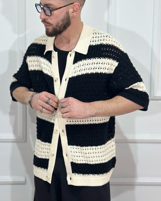 Camicia Filo QYB Righe Nere