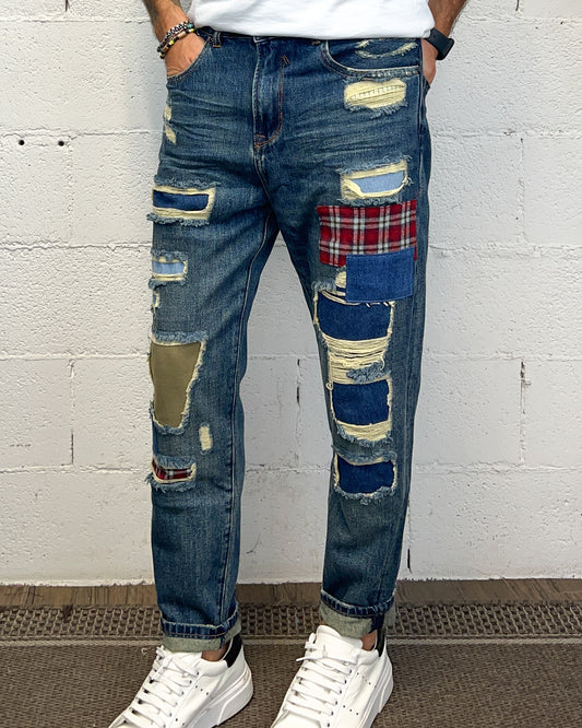 Jeans Carrot GIANNI LUPO Patches