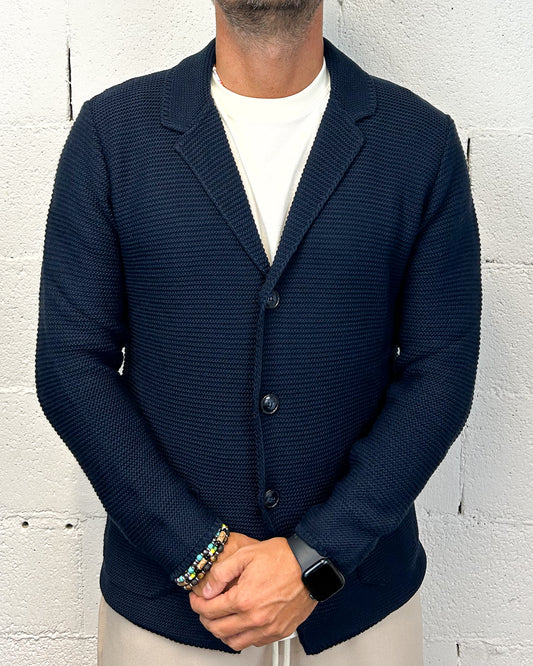 Giacca Cardigan OVER-D Blu