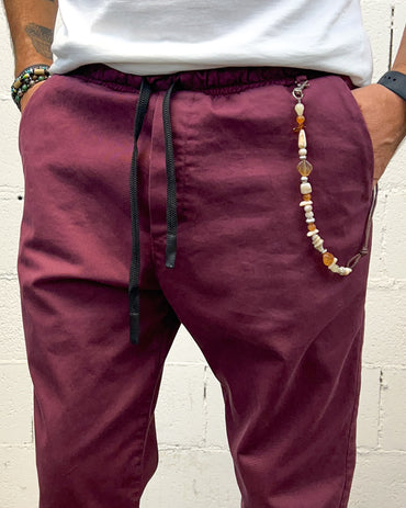 Pantalaccio Denim OVER-D Bordeaux