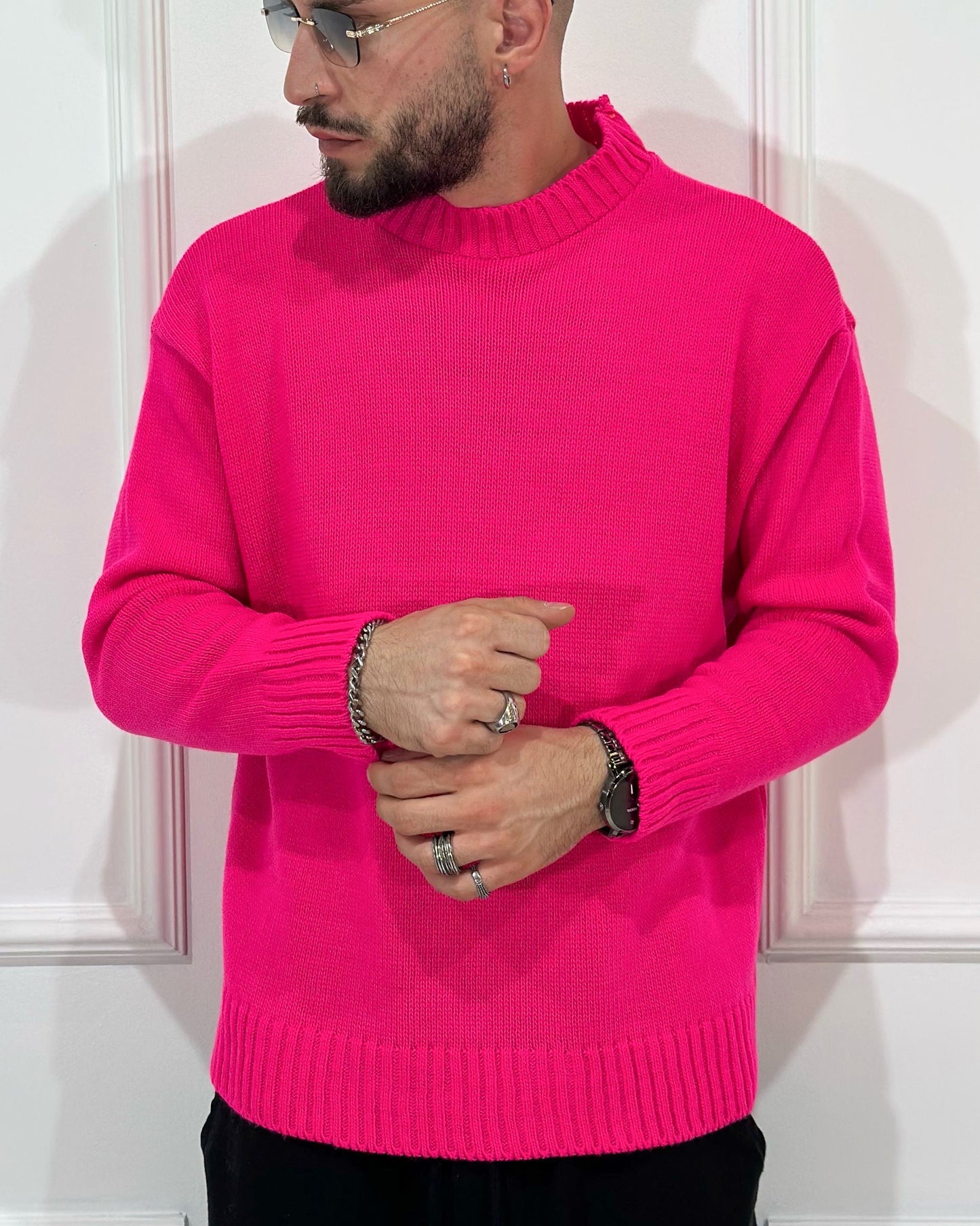 Maglione ADON Rosa Fluo