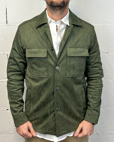 Giacca/Camicia Scamosciata GIANNI LUPO Military