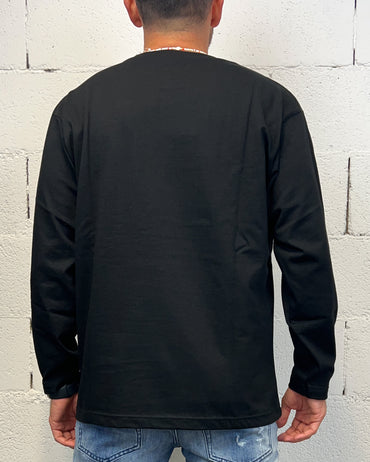 Maglia Long Sleeve DROPIN Boxy Fit Black