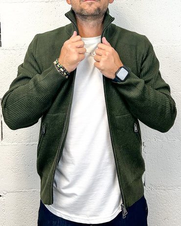 Pull Zip Giacca GIANNI LUPO Military