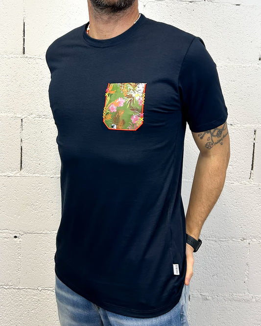 T-shirt Taschino OVER-D Tropic Blu