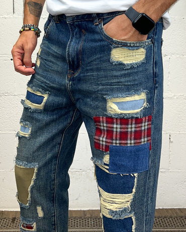 Jeans Carrot GIANNI LUPO Patches