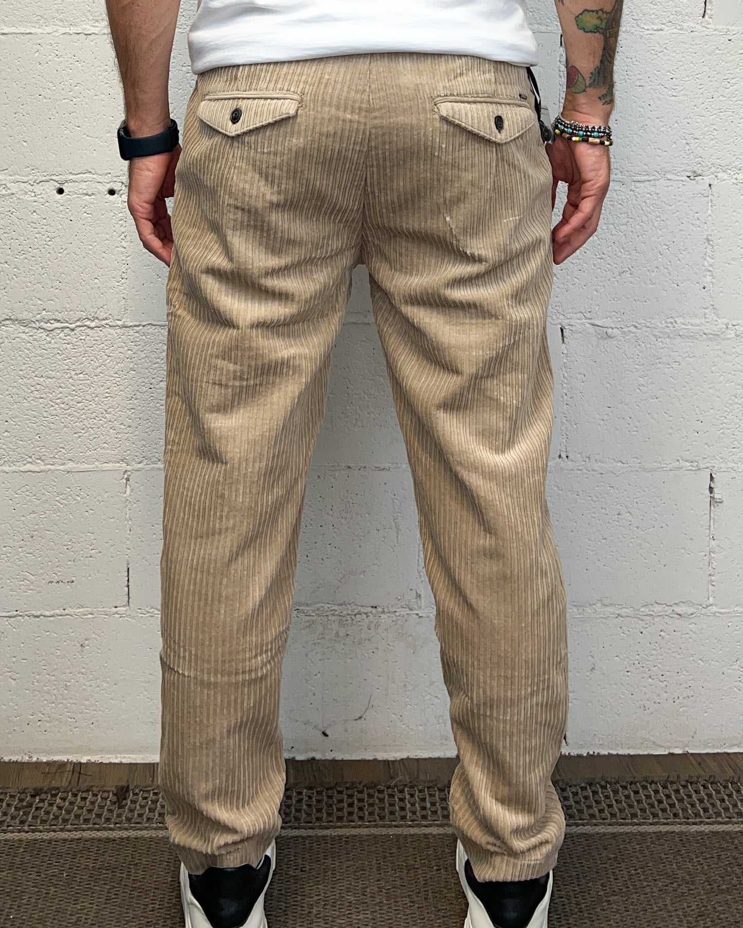 Panta Carrot Velluto Costa Grossa GIANNI LUPO Camel