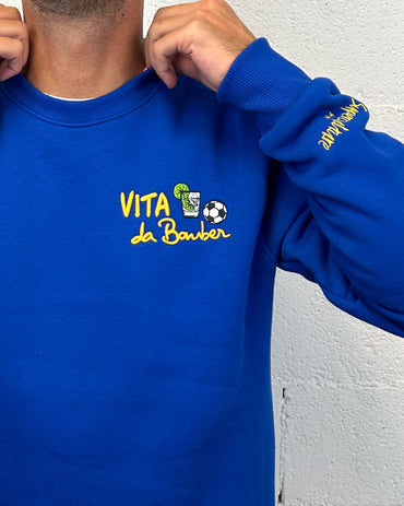 Felpa SUPERCULTURE Vita Da Bomber Royal