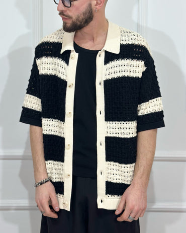 Camicia Filo QYB Righe Nere